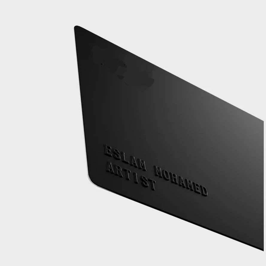 nCircle Embossed Custom Digital Business Card